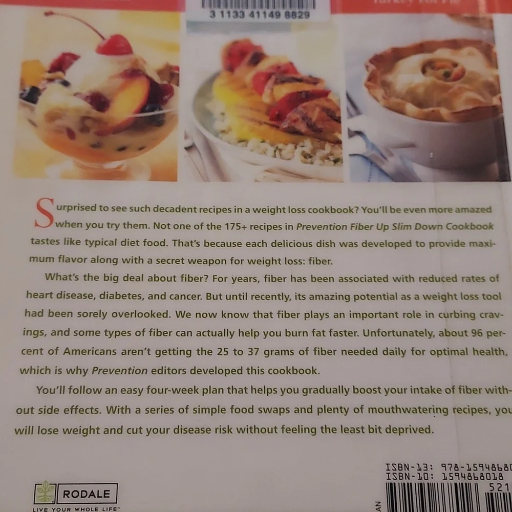 Volumetrics Fiber Diet Cookbooks